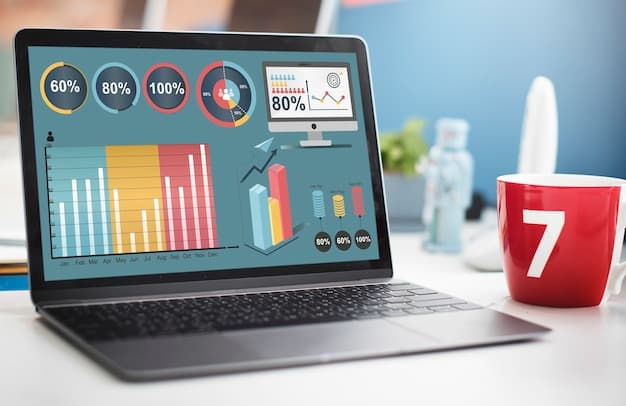 Clean analytics dashboard showing AI visibility and authority score indicators
